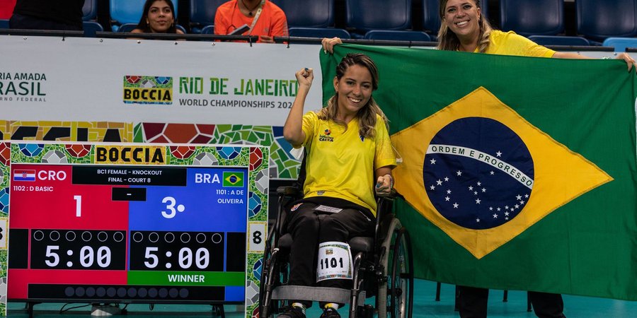 Mundial de bocha paralímpica chega ao final no Rio de Janeiro