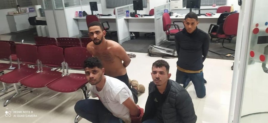 Quadrilha é presa em flagrante tentando roubar banco em Porto Franco, no MA