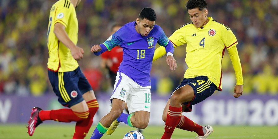 Brasil fica no 0 a 0 com Colômbia no Sul Americano sub 20