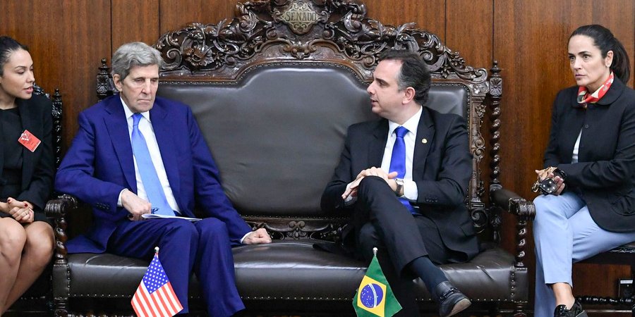 No Senado, Kerry discute pauta ambiental e parcerias com o Brasil