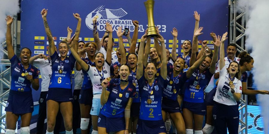 Minas conquista o tricampeonato da Copa Brasil de vôlei feminino