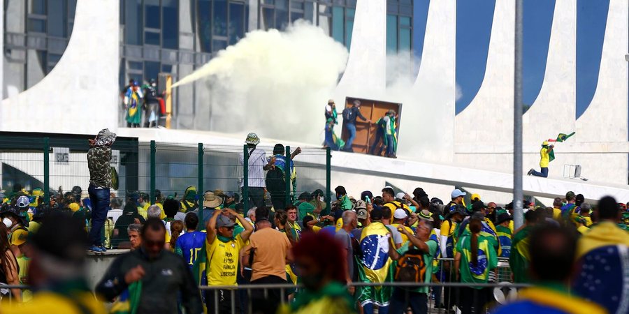 GSI divulga imagens do dia da invasão no Palácio do Planalto