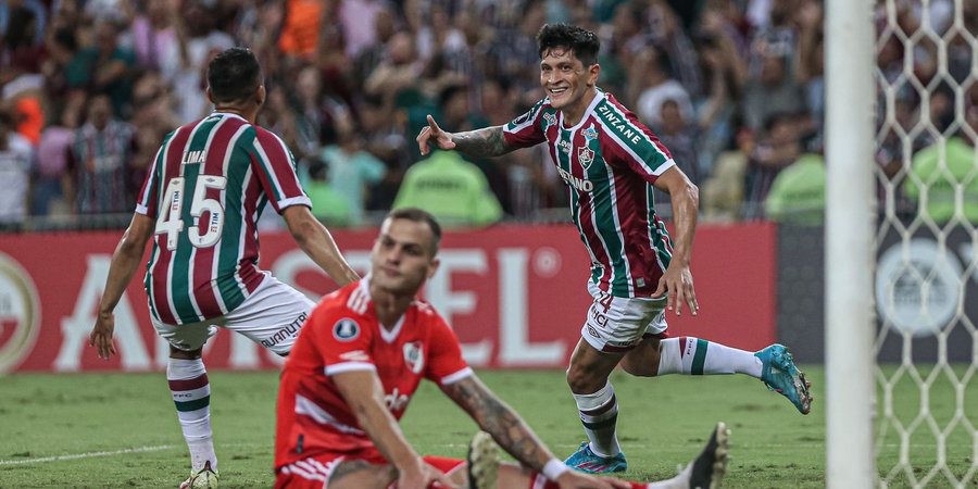 Com três gols de Cano, Fluminense goleia River Plate na Libertadores