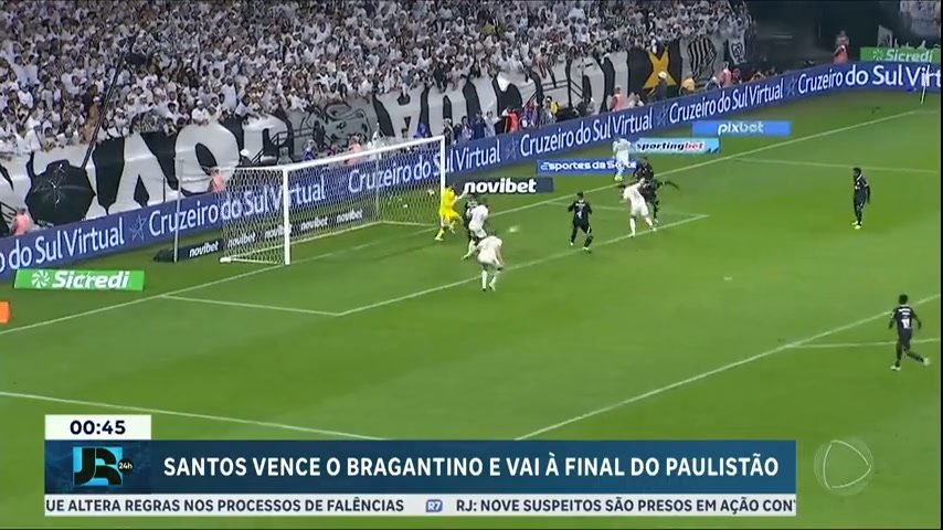 Santos vence Red Bull Bragantino e chega à final do Paulistão após oito anos – JR 24H