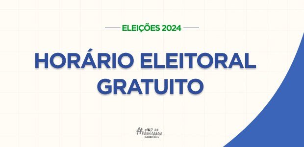 Começou o horário eleitoral gratuito no rádio e televisão