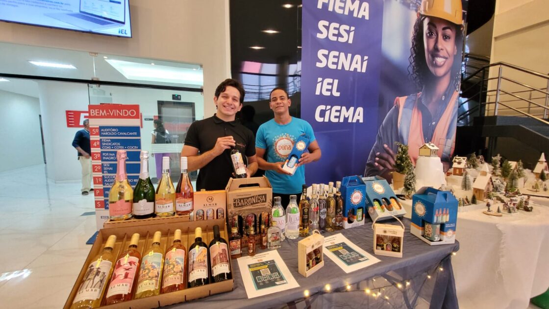 Fabricantes de bebidas maranhenses comercializam seus produtos na sede da Federação das Indústrias