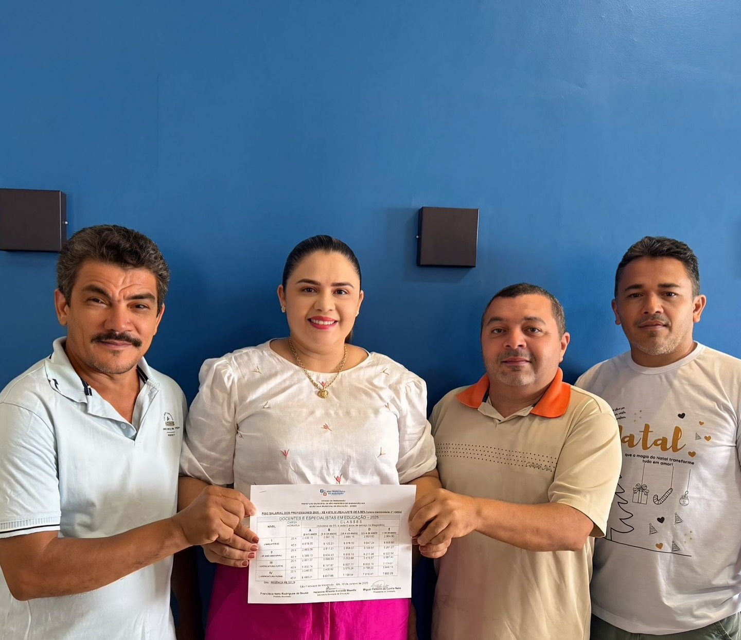 Secretária de Educação de São Francisco do Maranhão se reúne com Sindicato para discutir reajuste do novo piso salarial