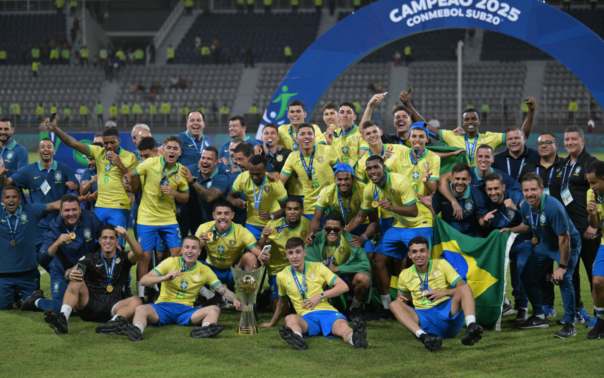 Brasil vence o Chile e conquista o Sul-Americano sub-20