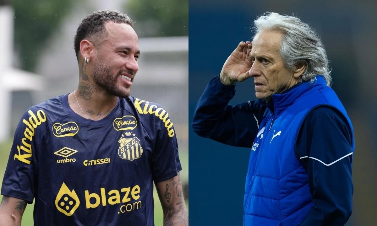 Neymar teria rejeitado contratação de Jorge Jesus para substituir Dorival Júnior