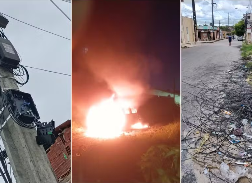 Ataques de facção forçam encerramento de cinco empresas de internet no Ceará