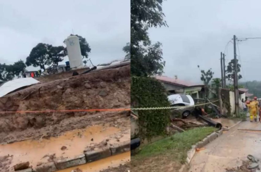 Rompimento de reservatório  da Sabesp deixa sete feridos e  um desaparecido em SP