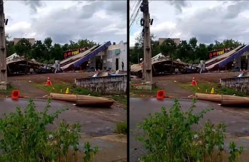 Temporal com ventania provoca estragos e transtornos em diferentes pontos de São Luís