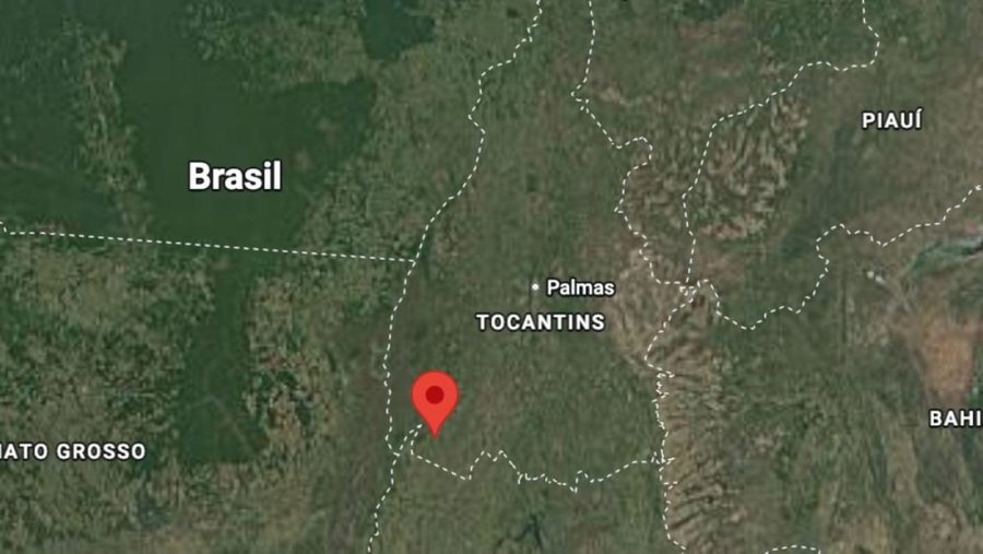 Tremor de magnitude 3,7 é registrado no Tocantins